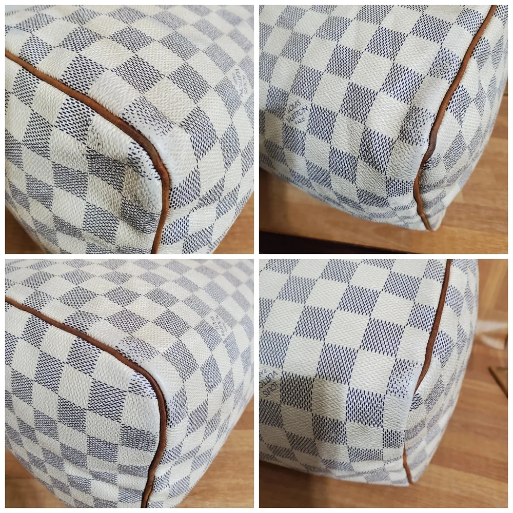 LOUIS VUITTON Damier Azur Speedy 30 - Picture 11 of 12